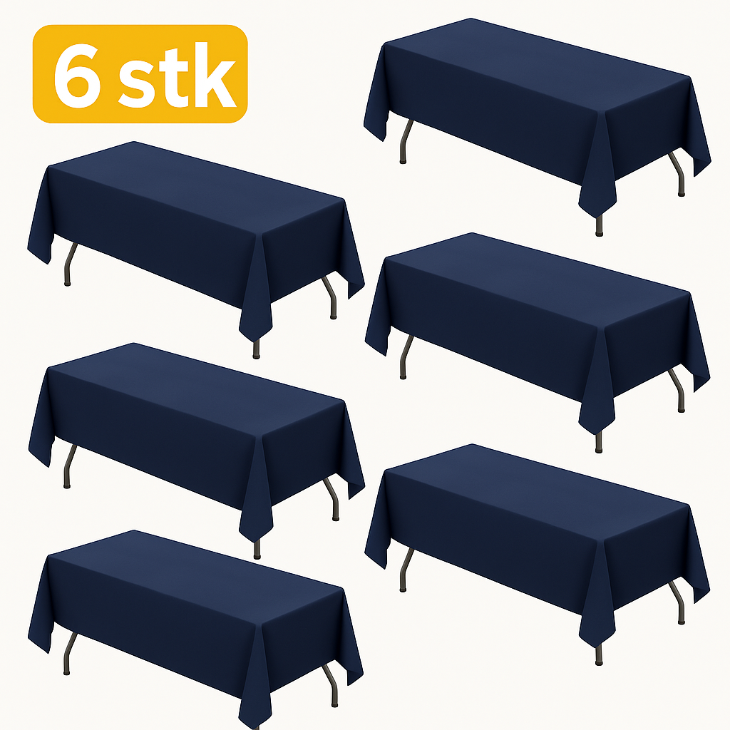 Bordsduk Marinblå 6 stk