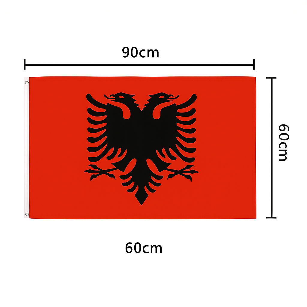 Albansk Flagga